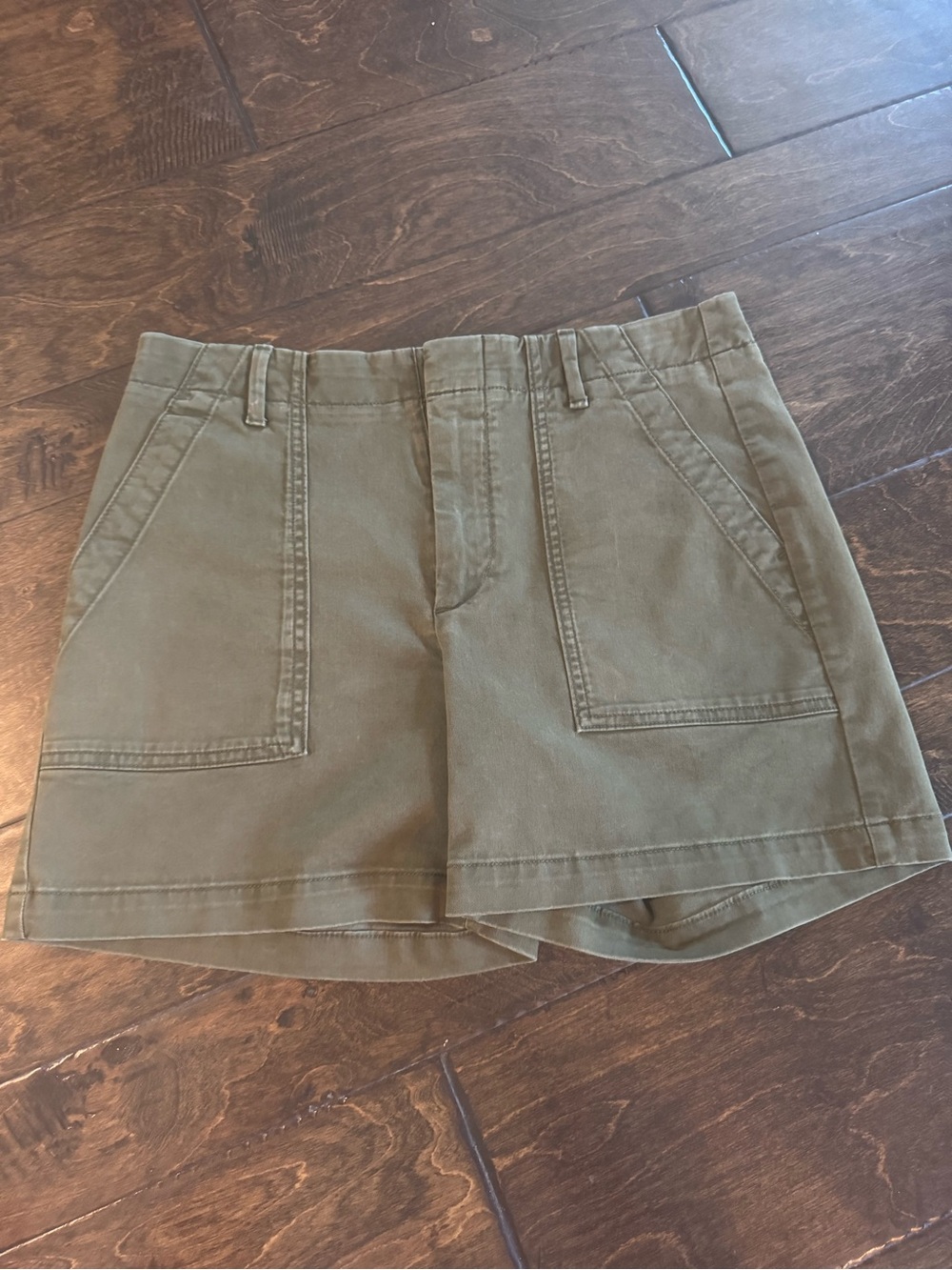 Banana Republic Olive Green Utility Shorts